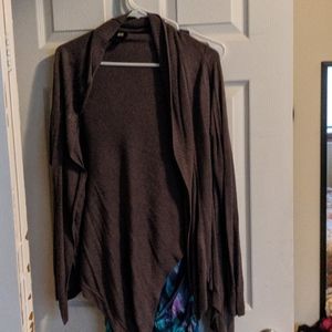 Brown cardigan